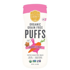 Serenity Kids Puffs Grain Free Carrot Veggie Beet - 1.5 OZ