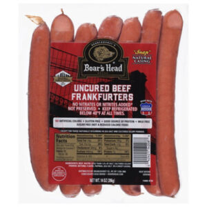 Boars Head Giant Beef Franks Natural Casing - 14 OZ