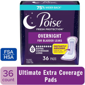 Poise Incontinence Pads 8 Drop Absorbency Incontinence Pads - 36 Count