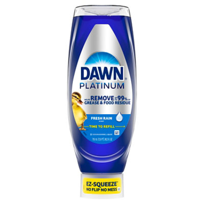 Dawn Ultra Platinum Ez-squeeze Dishwashing Liquid Refreshing Rain - 24.3 Fl. Oz.