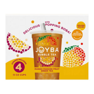 Joyba Mango Passionfruit Green Tea Bubble Tea - 4 - 12 Fl. Oz.