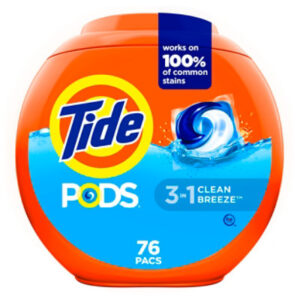 Tide Pods 3 In 1 Clean Breeze - 76 Count
