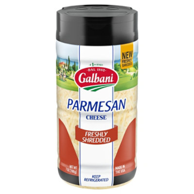 Galbani Parmesan Cheese Freshly Shredded Shaker, 7oz - 7 OZ