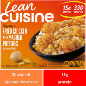 LEAN CUISINE Protein Kick Oven Fried Chicken And Mashed Potatoes Frozen Entree Box - 10.5 Oz