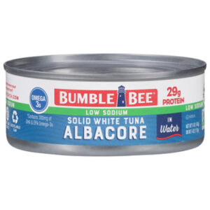 Bumble Bee 5oz Solid White Albacore In Water Low Salt Can Ea - 5 OZ
