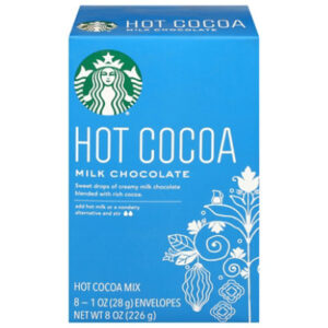 Starbucks Milk Chocolate Hot Cocoa Carton - 8 - 1 Oz - 8 OZ