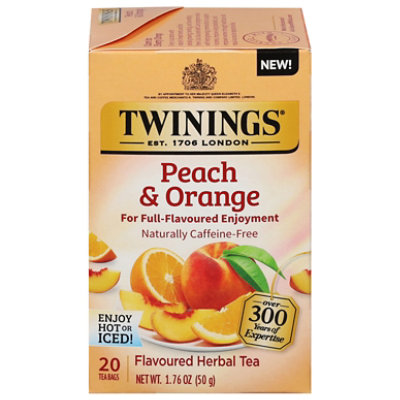 Twining Tea Herbal Peach Orange - 20 CT