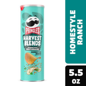 Pringles Harvest Blends Potato Crisps Chips Homestyle Ranch Lunch Snacks - 5.5 Oz