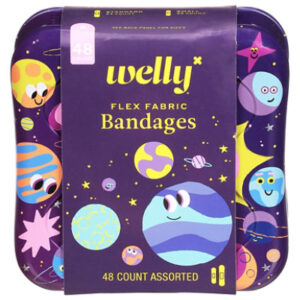 Welly Bravery Badges Space Designs 48 Bandages - 48 CT
