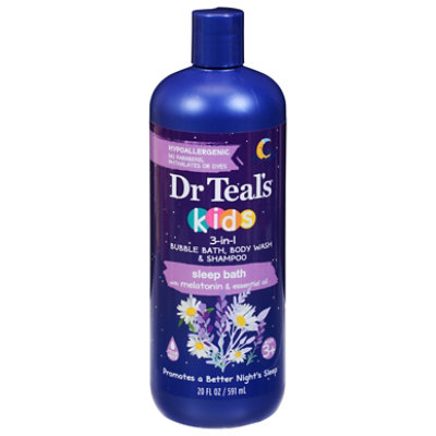 Dr Teal's Kids 3 In 1 Bath With Melatonin 20 Oz - 20 OZ