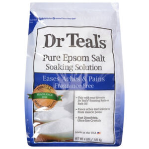 Dr Teal's Eases Aches & Pains Fragrance Free Pure Epsom Salt Soaking Solution 4lbs - 4 LB