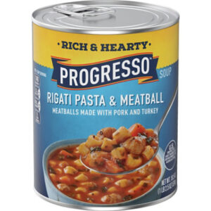 Progresso Rich & Hearty Rigati & Meatball Soup - 18.5 OZ
