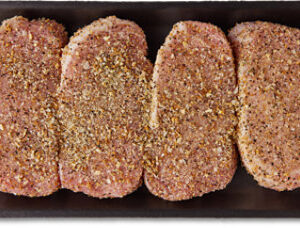 Pork Loin Chops Boneless Lemon Pepper Seasoning - LB