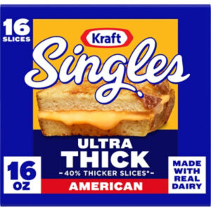 Kraft Singles Ultra Thick American Slices - 16 Count