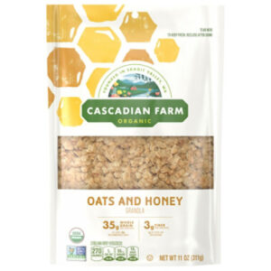 Cascadian Farm Organic Oats And Honey Granola - 11 OZ