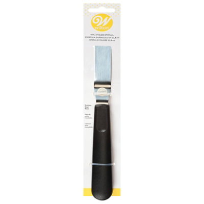 Wilton Spatula Angled Black 9in 1ct - EA