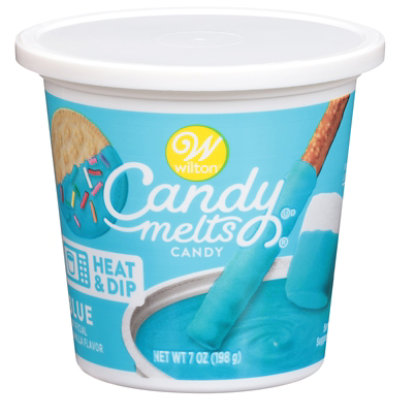 Wilton Candy Melt Wafer Blue Tub 7oz - 7 OZ