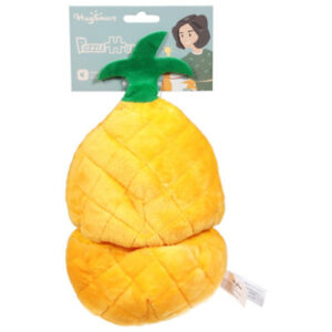 Dog Puzzle 2-in-1 Plush Toy - Pineapple Single Pack Size 8.7 X4.7 X4.7 - EA