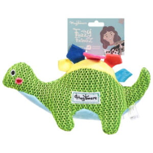 Hugsmart Pet Dog Toys Fuzzy Friendz Dinosaur Land Stego Single Pack Size 10.6x6x2.8 - EA