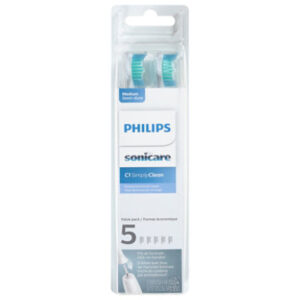 Sonicare Simply Clean Brush Heads - 5 CT