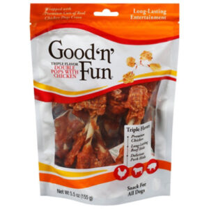 Good N Fun Double Pops Triple Flavor With Chicken - 5.5 OZ