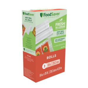 Food Saver Os 8 Inch by 15 Feet Rolls 2 Pack - Each