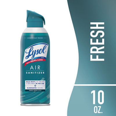 Lysol Simple Fresh Air Sanitizer Spray - 10 Oz