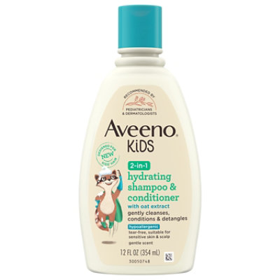 Aveeno Kids 2 In 1 Hypoallergenic Shampoo & Conditioner - 12 Fl. Oz.
