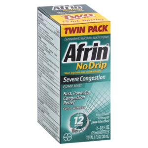 Afrin Nd Sev Cong 12hr Twin Pack - 1.01 Fl. Oz.