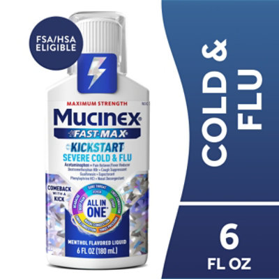 Mucinex Fast-Max Cold & Flu Kickstart - 6 Fl. Oz.