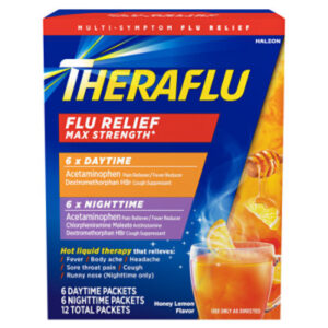 Flu Max Strength Relief Dt/nt - 12 Count