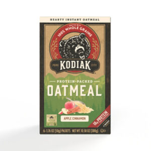 Kodiak Apple Cinnamon Instant Oatmeal Packets Box - 10.58 Oz