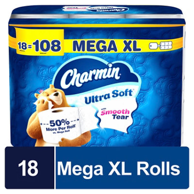 Charmin Soft 18 Super Mega - 18 Roll