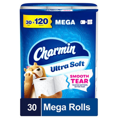 Charmin Soft Mega Roll - 30 Count