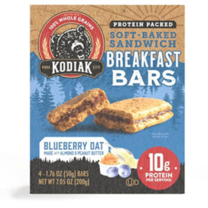 Kodiak Blueberry Oat Breakfast Bars Box - 7.05 Oz