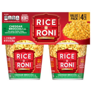 Rice A Roni Cheddar Broccoli Rice And Pasta Mix - 4-2.11 Oz