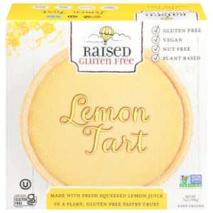 6 Inch Raised Gluten Free No Meringue Lemon Pie - 7 Oz