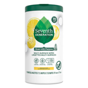 Seventh Generation Lemon Zest Multi Surface Wipes - 70 Count