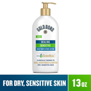 Gold Bond Healing Sensitive Daily Body And Face Lotion 13oz Bottle - 13 OZ