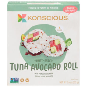 Konscious Tuna Avocdo Sushi Roll Plant Based - 7.4 OZ