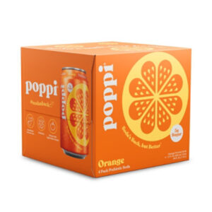 Poppi Prebiotic Orange Soda - 4 - 12 Fl. Oz.