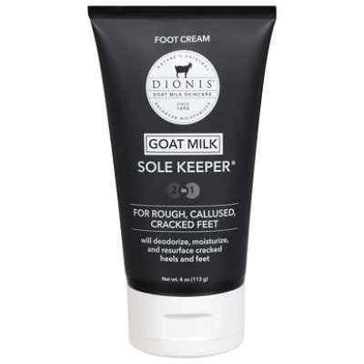 Dionis, Goat Milk, Sole Keeper Foot Cream, Tube, 4, Oz - 4 OZ
