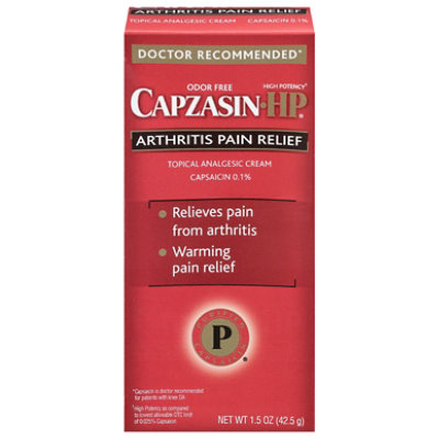 Capzasin High Potency Arthritis Pain Relief Creme Tube Flex Package - 1.5 Oz