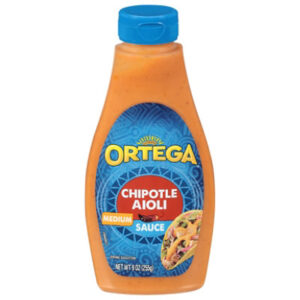 Ortega Chipotle Aioli Thick And Smooth Taco Sauce In Bottle  - 9 Oz