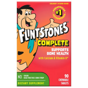 Flintstones Complete Chewable Childrens Multivitamin Tablets - 90 Count