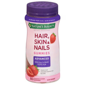 Nature'S Bounty Optimal Solutions Advanced Hair Skin And Nails Gummies - 80 Count