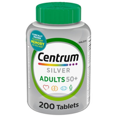 Centrum Silver Adult Multivitaimin Tablets - 220 Count