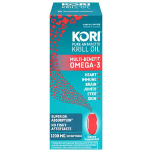 Kori Krill Oil Superior Omega 3 1200 Mg Standard Softgels - 30 Count