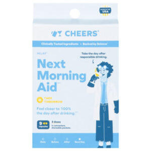 Cheers Relief Next Day Alleviation Dietary Supplement 3 Dose - 3 Count