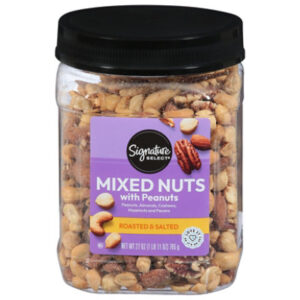 Signature SELECT Roasted And Salted Mixed Nuts With Peanuts - 27 Oz